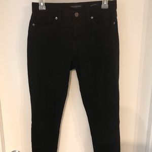 Banana Republic Mid-Rise Black Skinny Jeans
